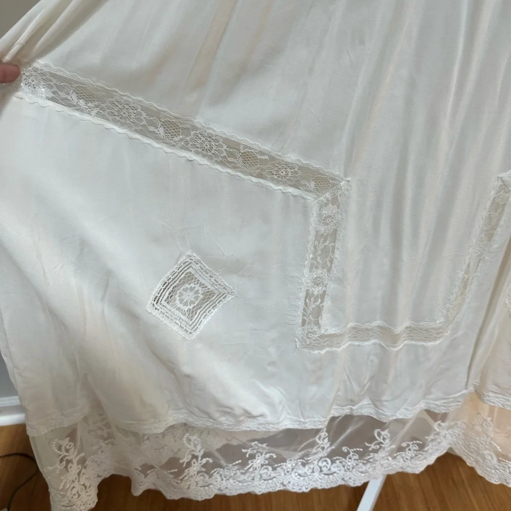Spell Peaches Slip Dress with lace, NWT, XL - Picture 16 of 17